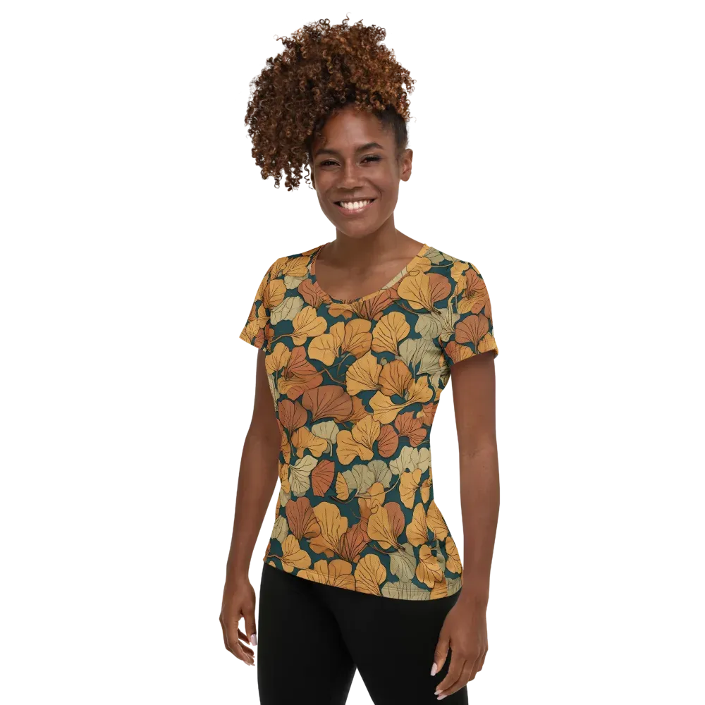 Gilded Canopy on Women's Athletic T-Shirt — Left