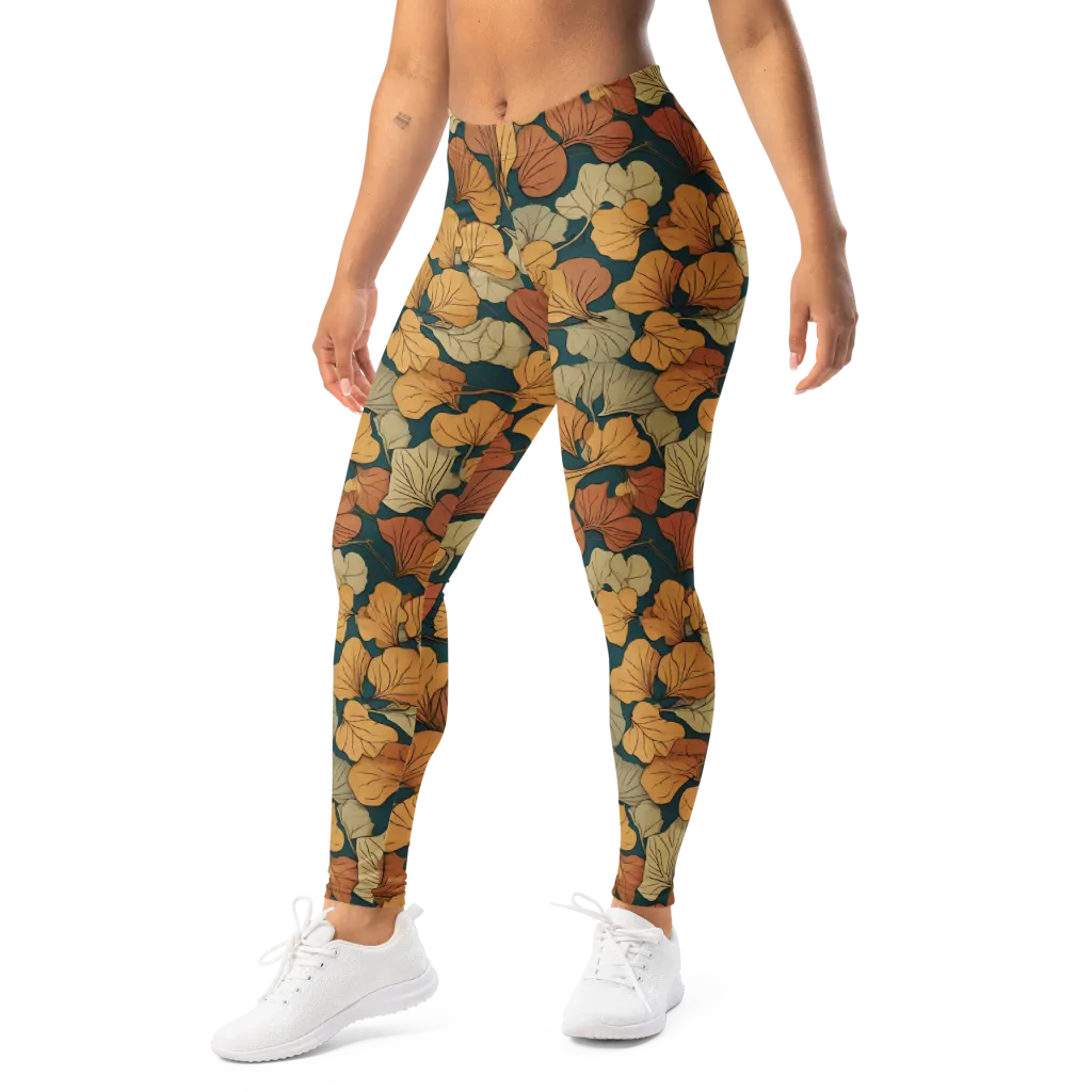 Gilded Canopy on Leggings — Left Front