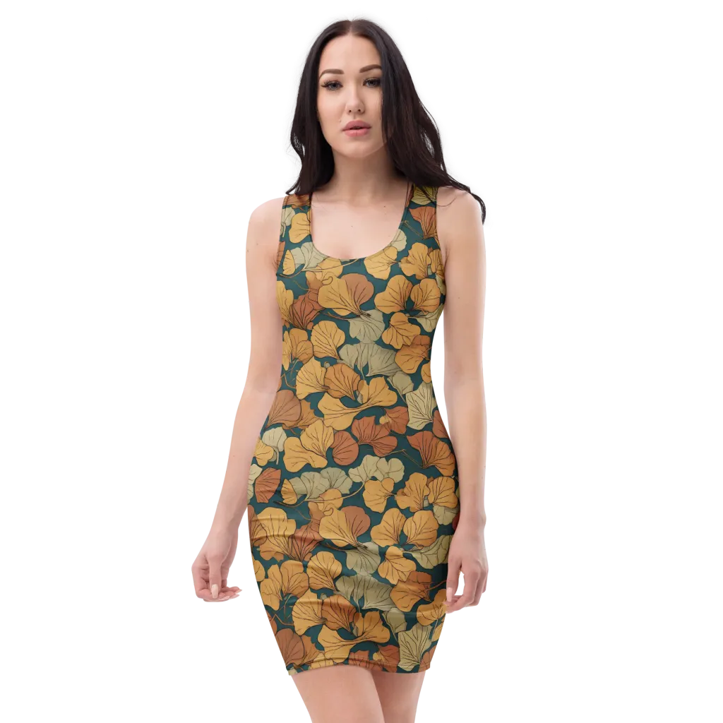 Gilded Canopy on Bodycon Dress — Front