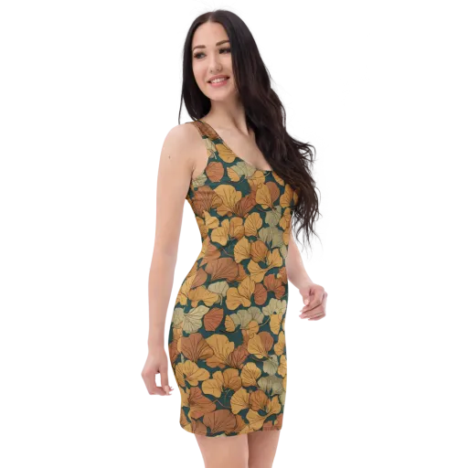 Gilded Canopy on a Bodycon Dress