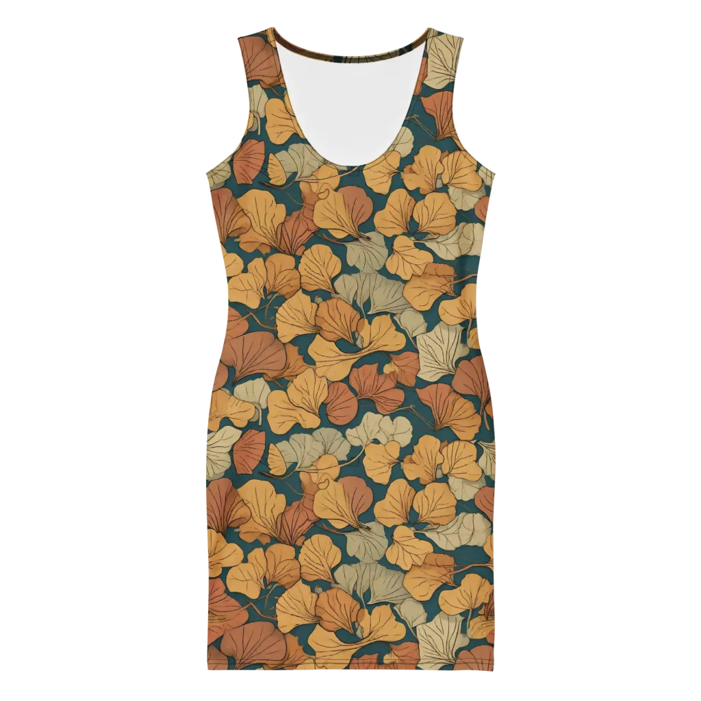 Gilded Canopy on Bodycon Dress — Front