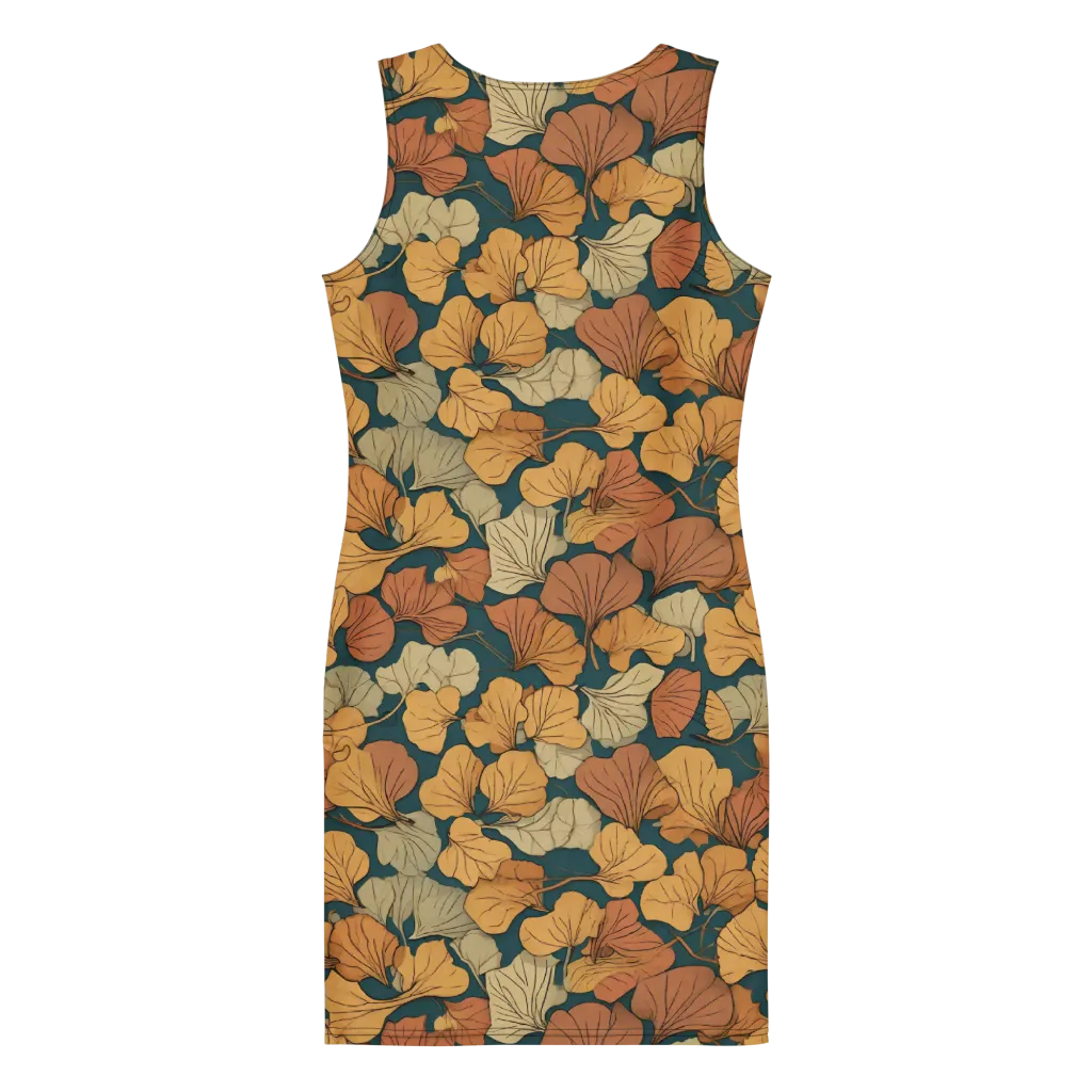 Gilded Canopy on Bodycon Dress — Back