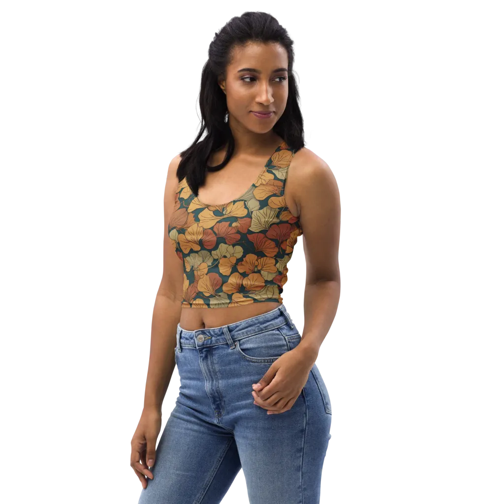 Gilded Canopy on Crop Top — Left Front