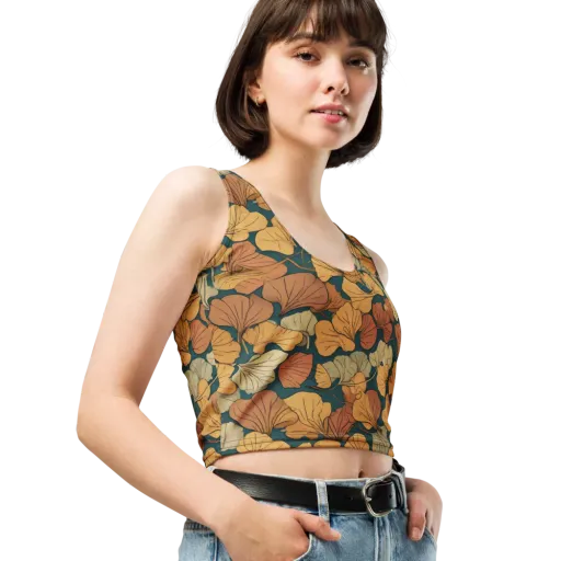 Gilded Canopy on a Crop Top