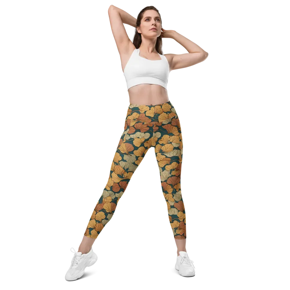 Gilded Canopy on Leggings with Pockets — Front