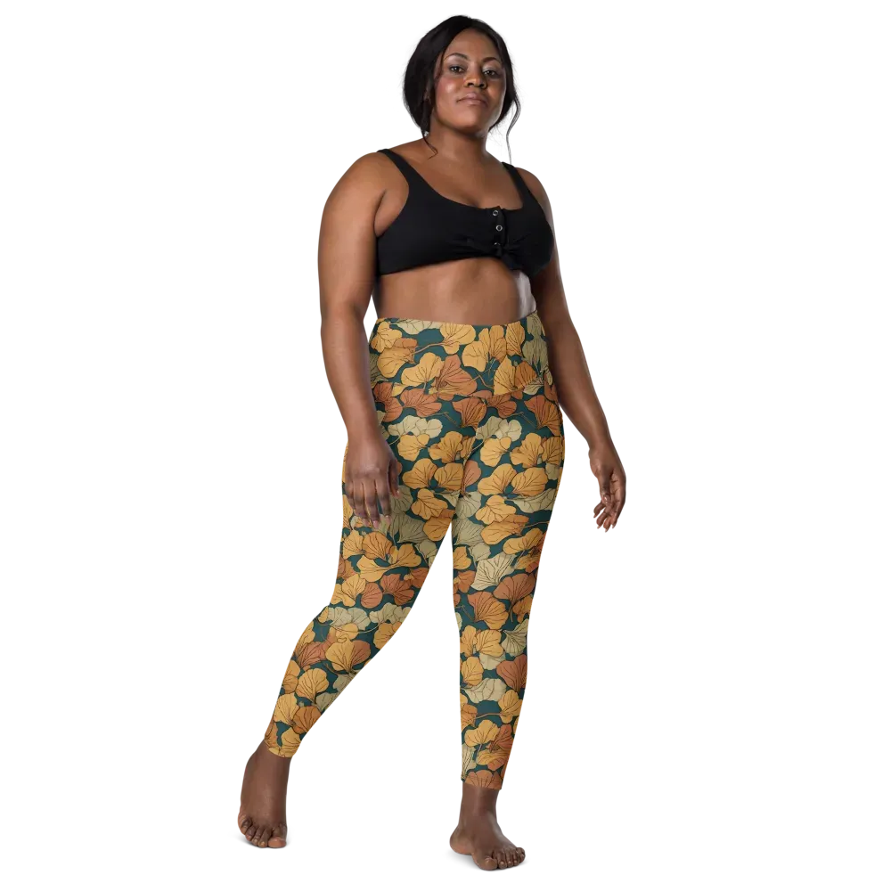 Gilded Canopy on Leggings with Pockets — Front