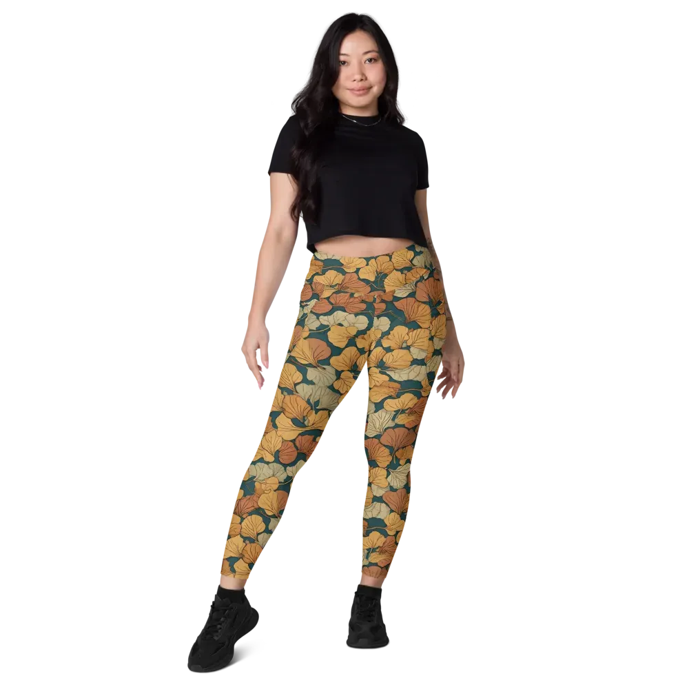 Gilded Canopy on Leggings with Pockets — Front