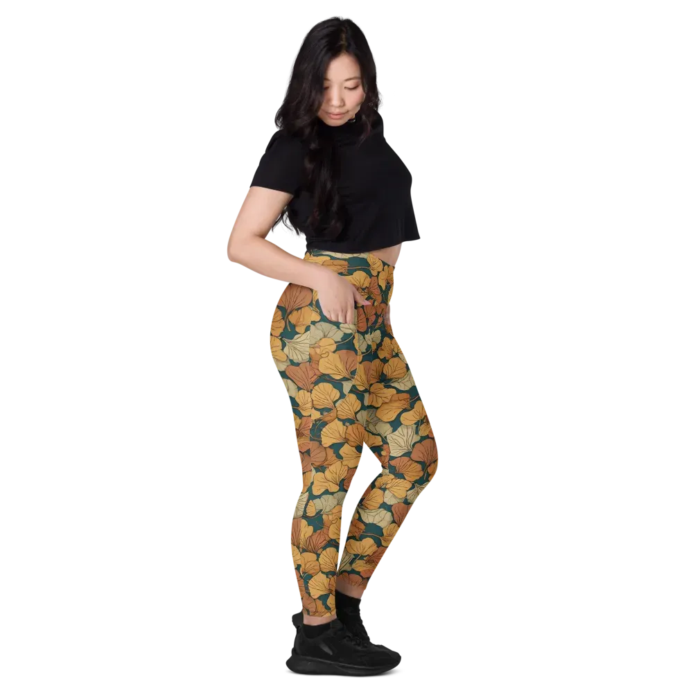 Gilded Canopy on Leggings with Pockets — Right