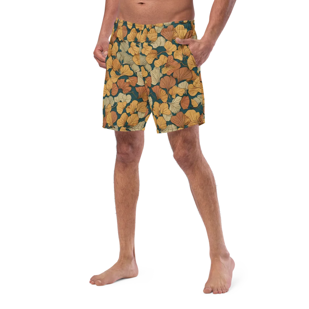 Gilded Canopy on Swim Trunks — Left Front