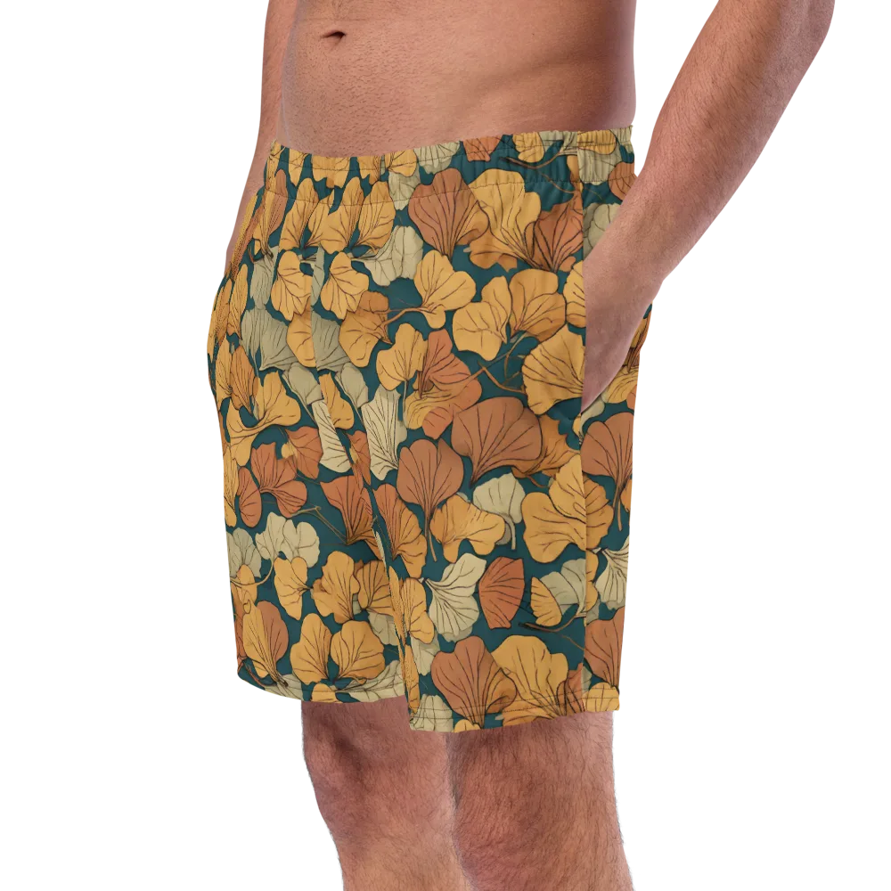 Gilded Canopy on Swim Trunks — Left Front