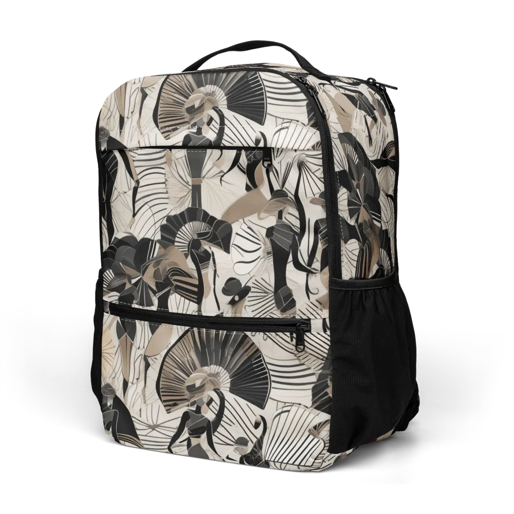 Noir Modiste on Utility Backpack — Left Front