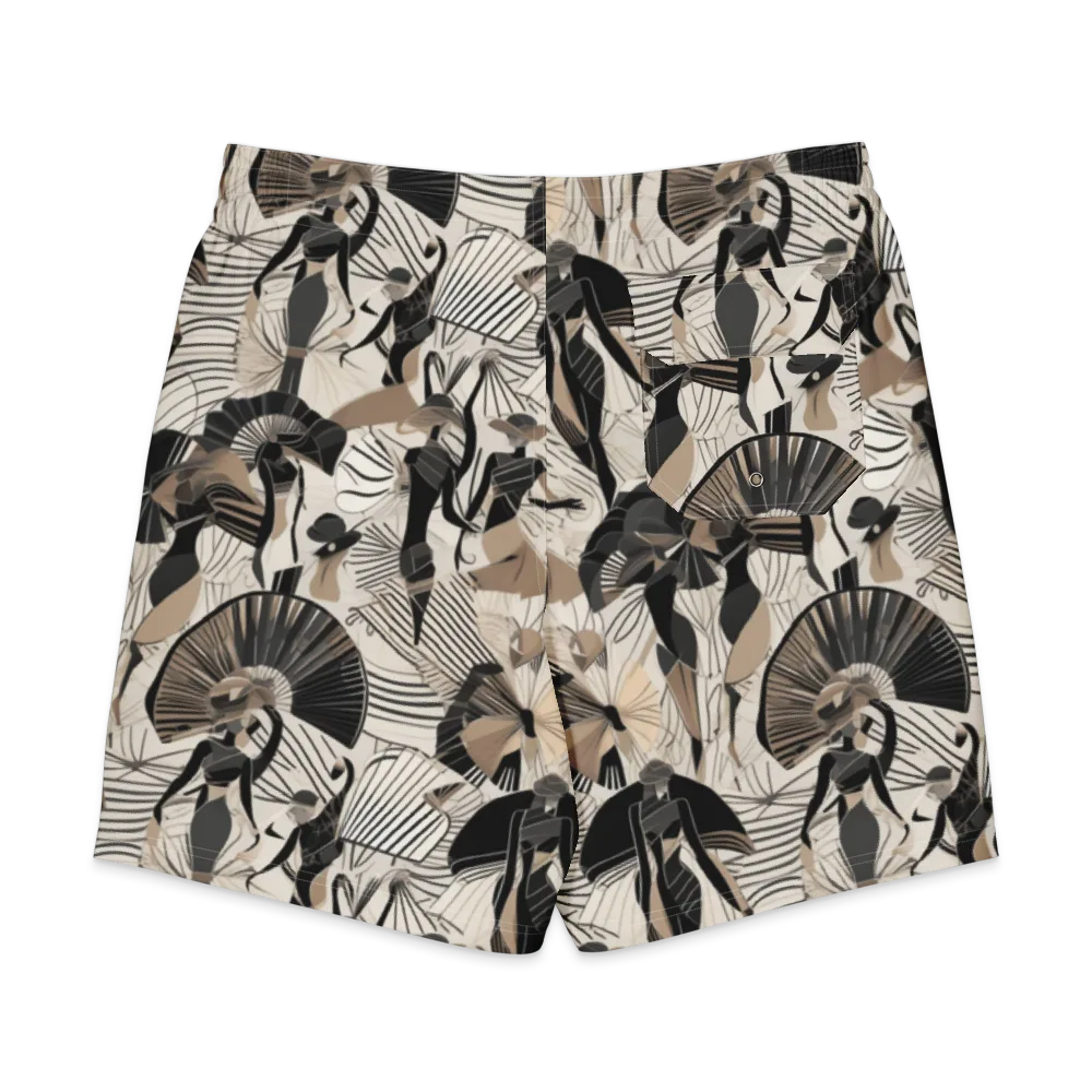 Noir Modiste on Men's Board Shorts — Back