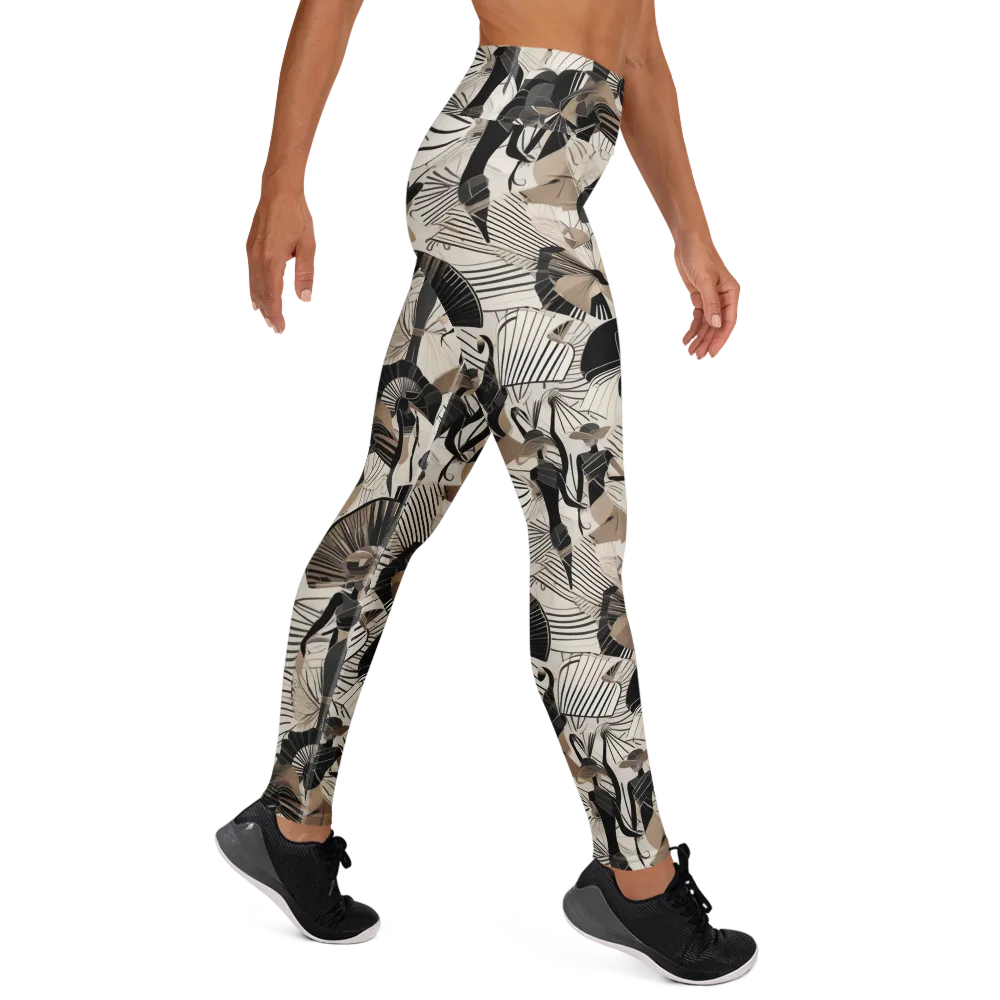 Noir Modiste on Yoga Leggings — Right