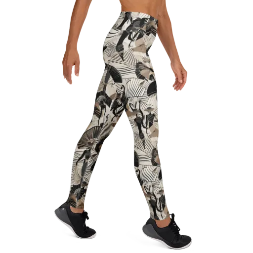 Noir Modiste on a Yoga Leggings