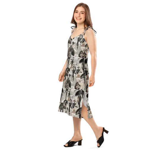 Noir Modiste on a Slip Dress