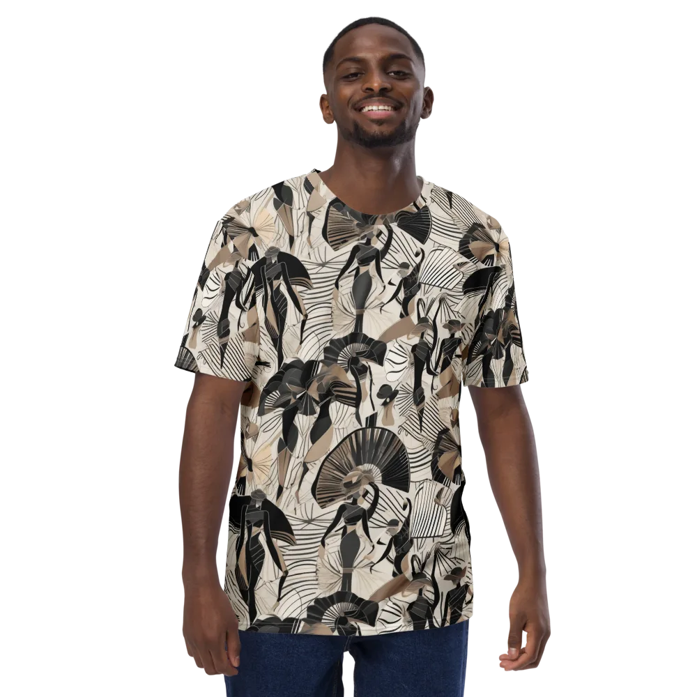 Noir Modiste on Men's Crew Neck T-Shirt — Front