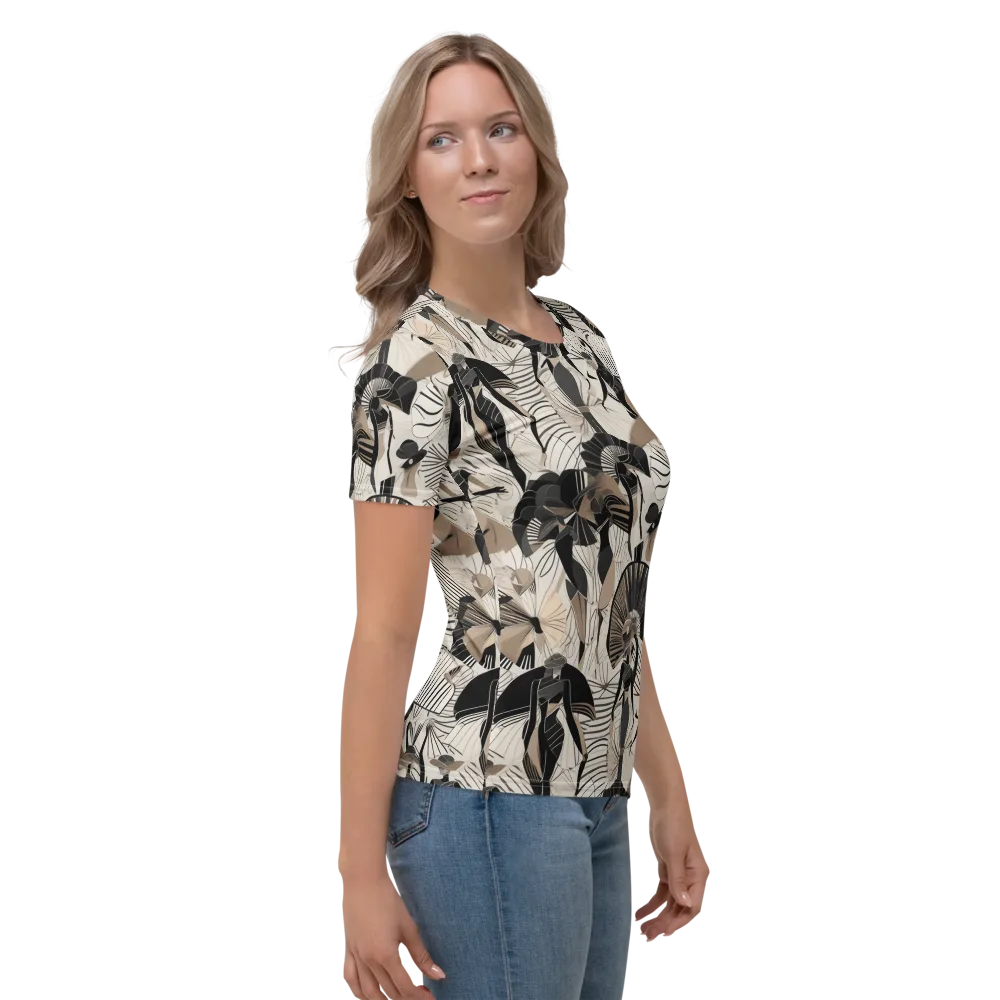 Noir Modiste on Women's Crew Neck T-Shirt — Right
