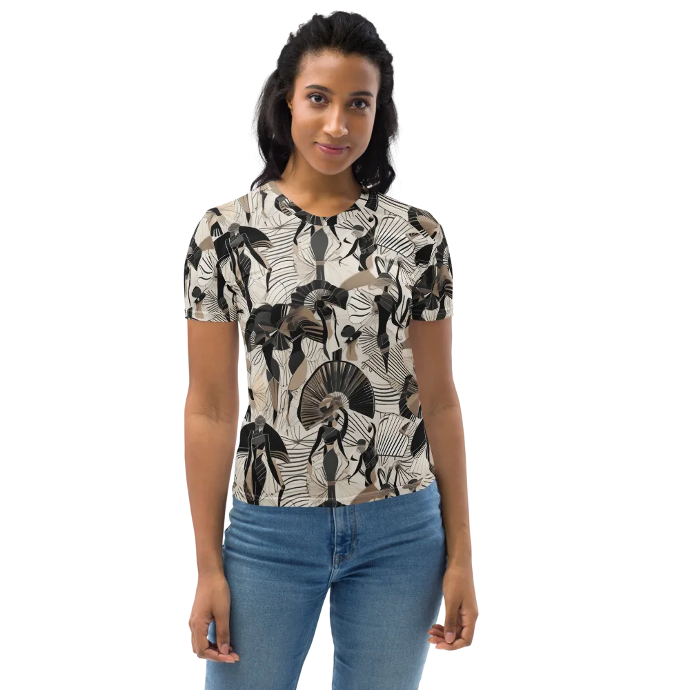 Noir Modiste on Women's Crew Neck T-Shirt — Front