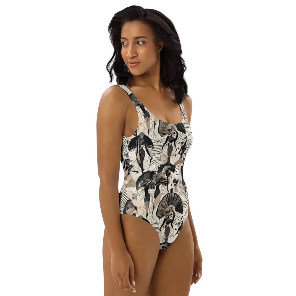 Noir Modiste on One-Piece Swimsuit — Right