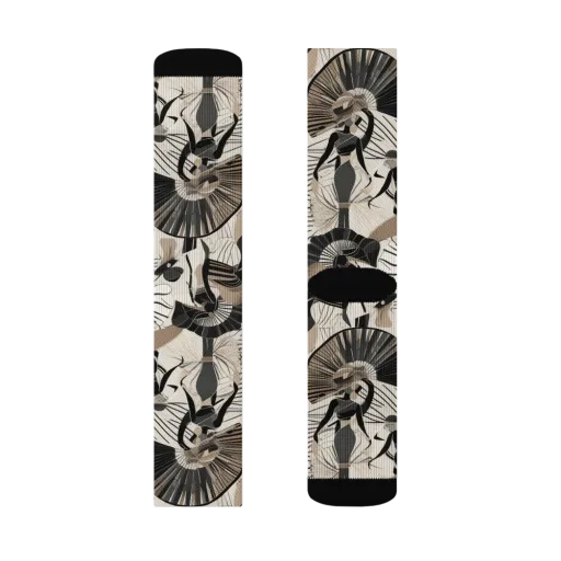 Noir Modiste on a Socks