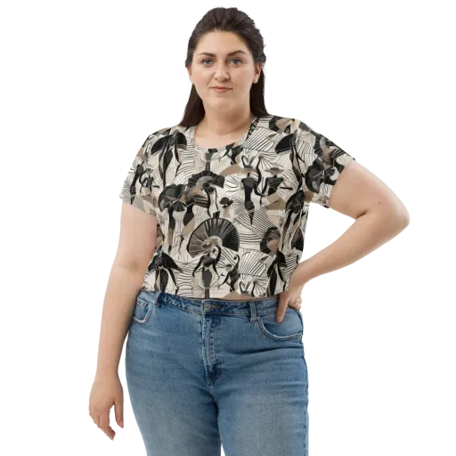Noir Modiste on a Crop Tee