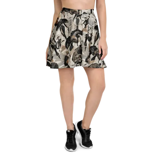 Noir Modiste on a Skater Skirt