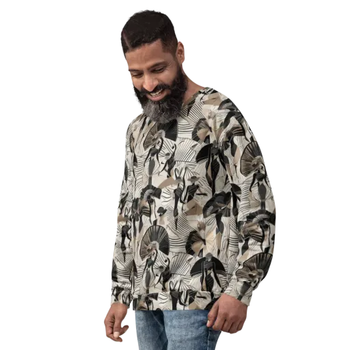 Noir Modiste on a Sweatshirt