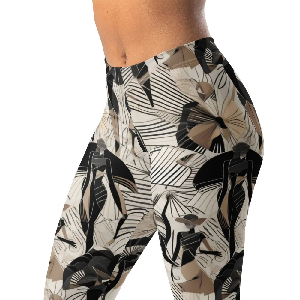 Noir Modiste on Leggings — Left Front