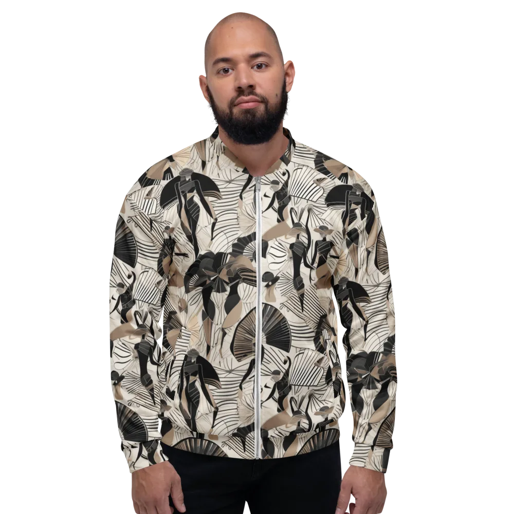 Noir Modiste on Bomber Jacket — Front