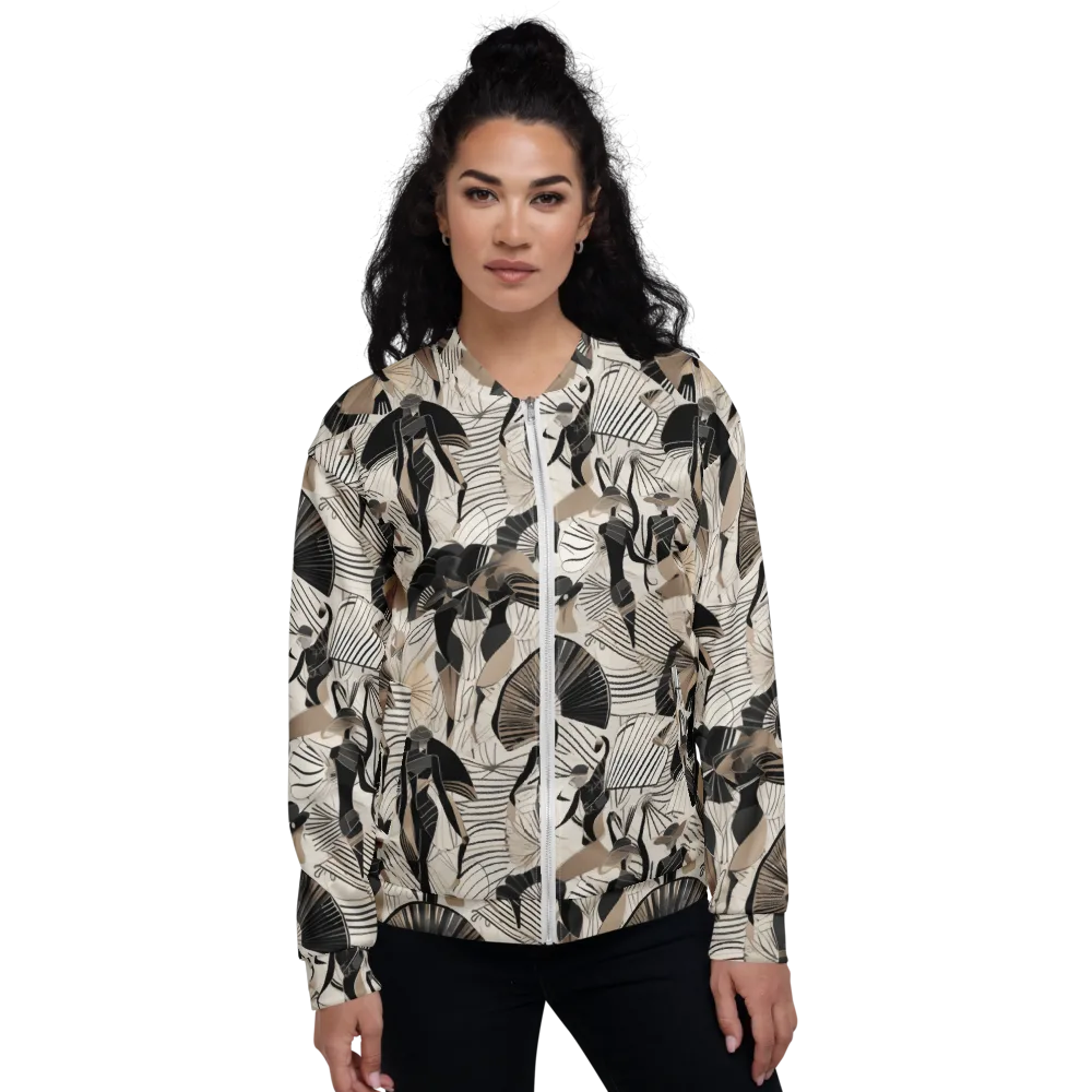 Noir Modiste on Bomber Jacket — Front
