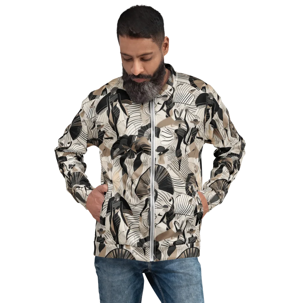 Noir Modiste on Bomber Jacket — Front
