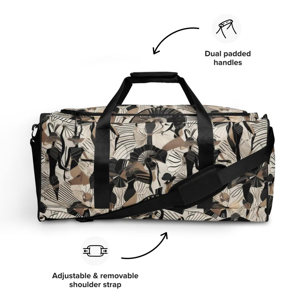Noir Modiste on Duffle Bag — Front