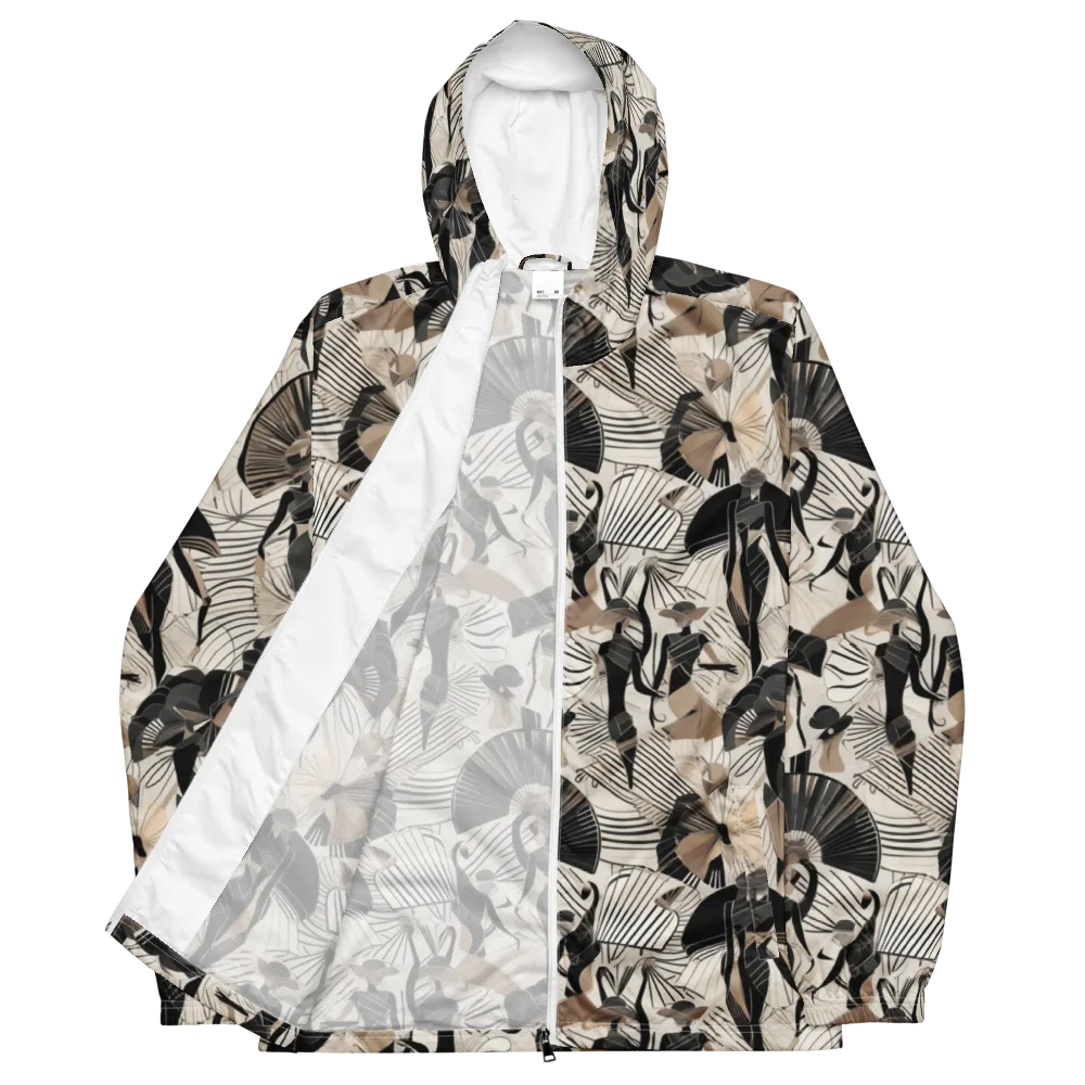 Noir Modiste on Men's Windbreaker — Front