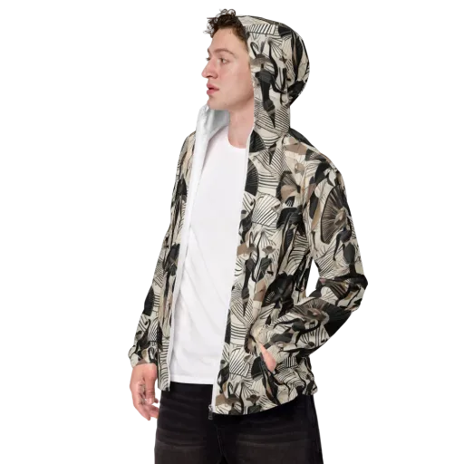 Noir Modiste on a Men's Windbreaker