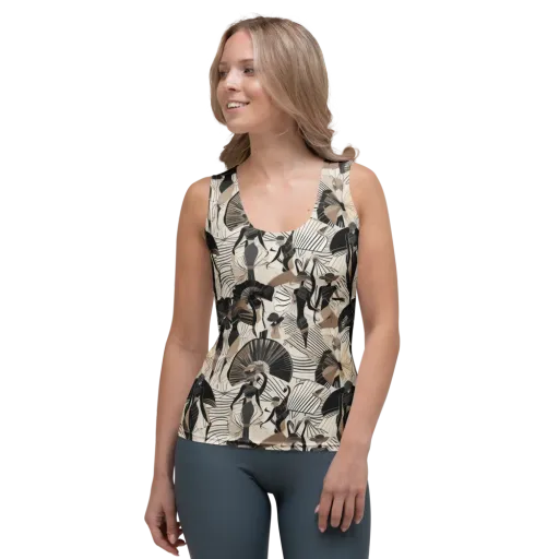 Noir Modiste on a Women's Tank Top