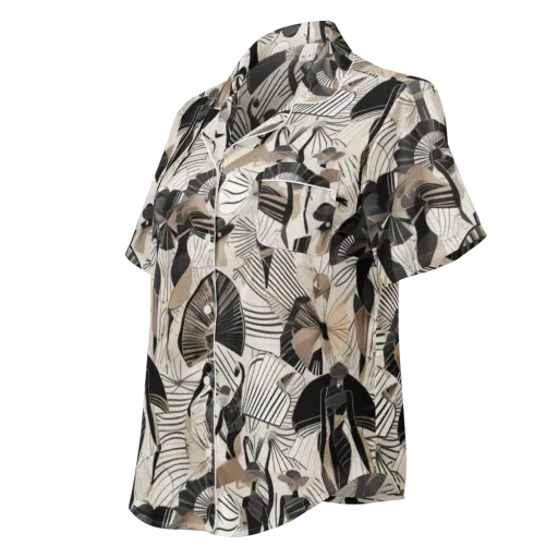 Noir Modiste on a Women's Short Sleeve Pajama Top