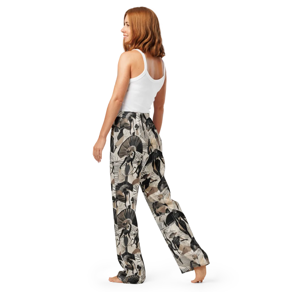 Noir Modiste on Women's Pajama Pants — Back