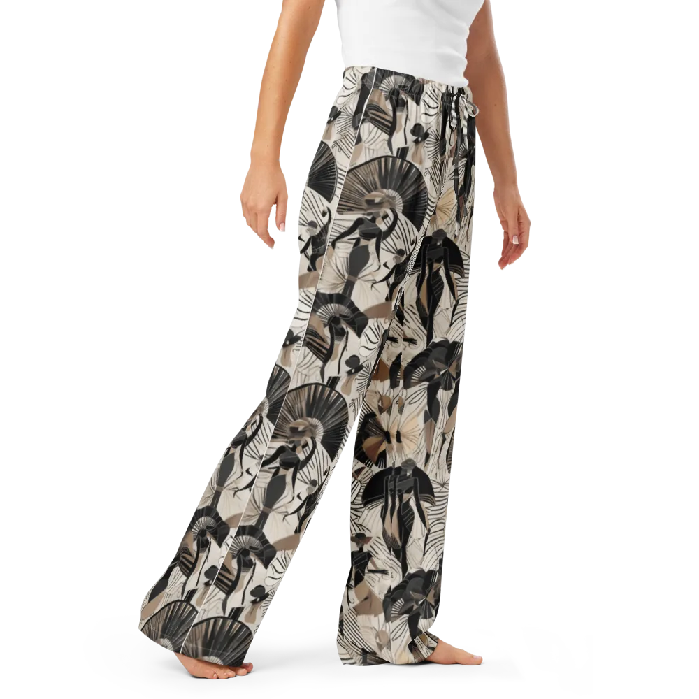 Noir Modiste on Women's Pajama Pants — Right Front