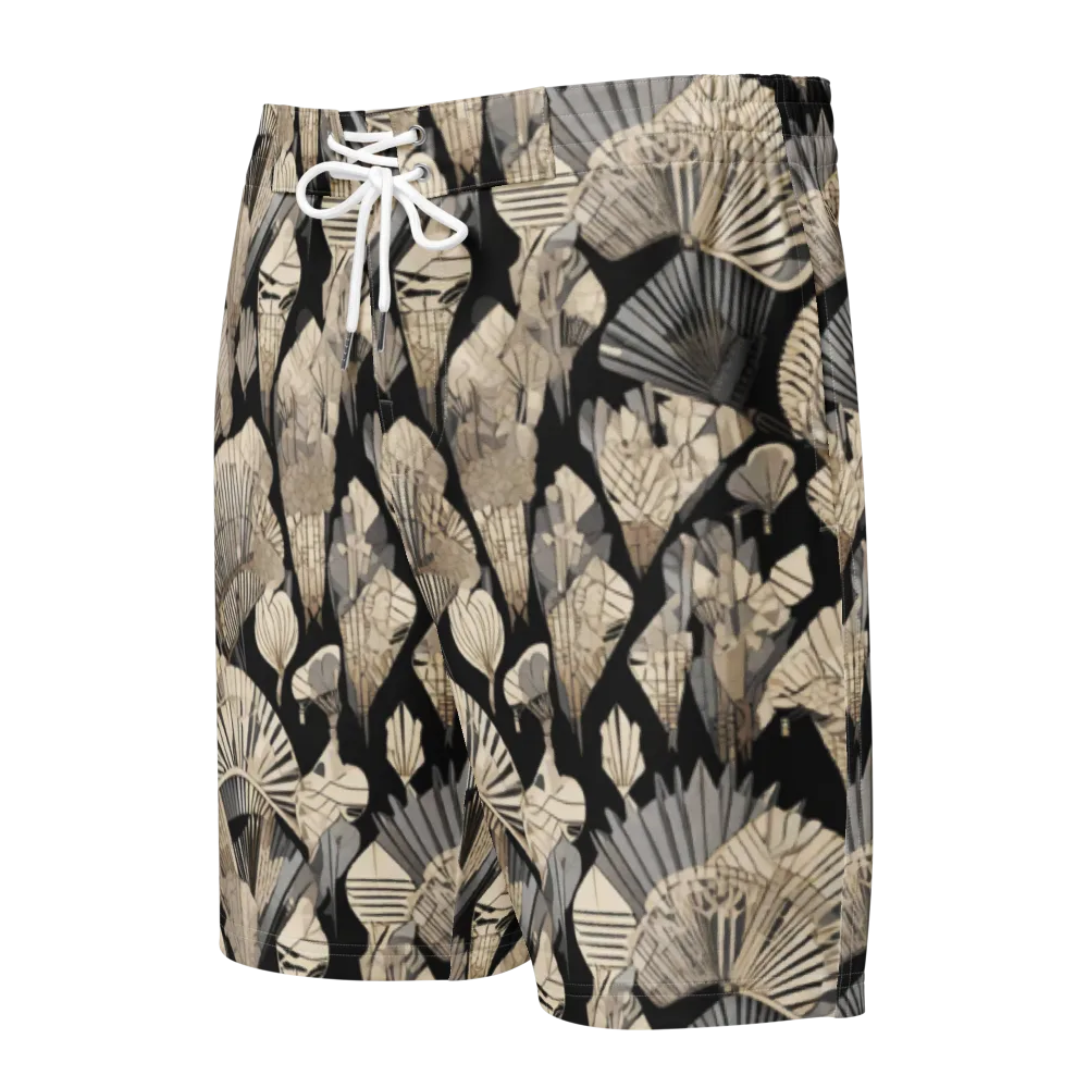 Midnight Fans on Men's Board Shorts — Front
