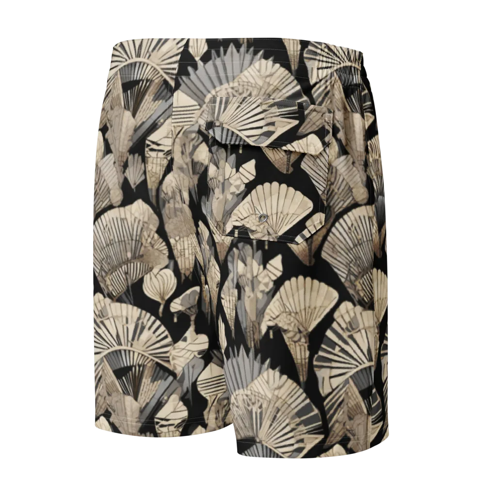 Midnight Fans on Men's Board Shorts — Back