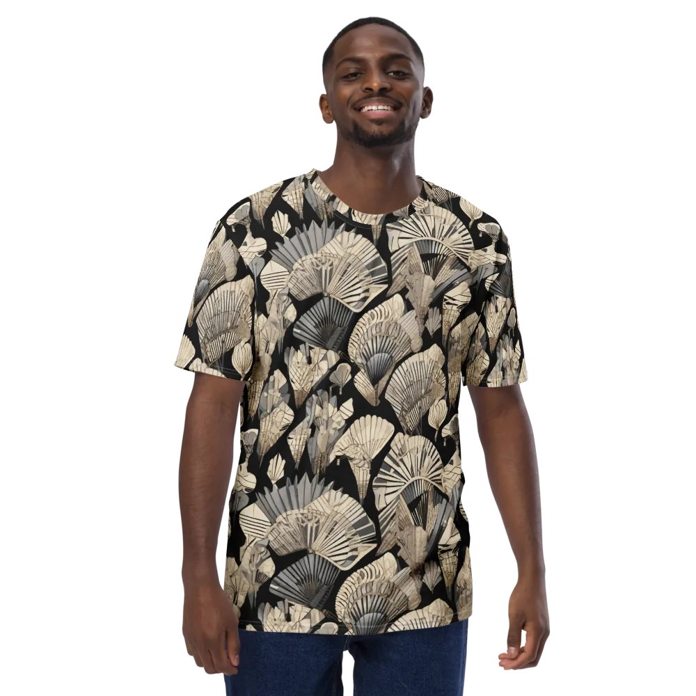 Midnight Fans on Men's Crew Neck T-Shirt — Front