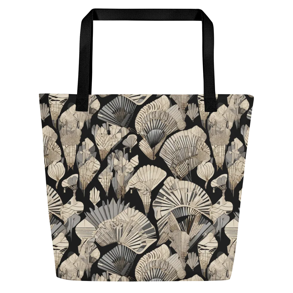 Midnight Fans on Large Tote Bag W/ Pocket — Front