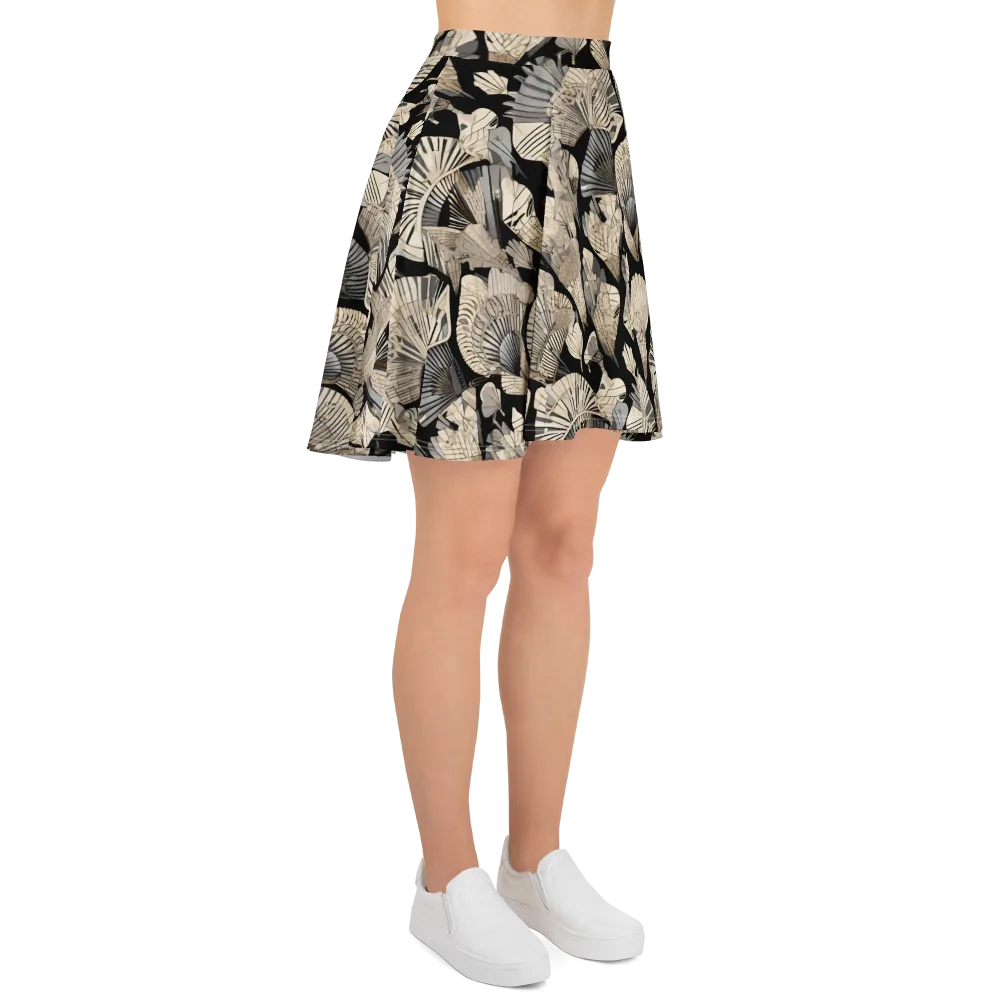 Midnight Fans on Skater Skirt — Right