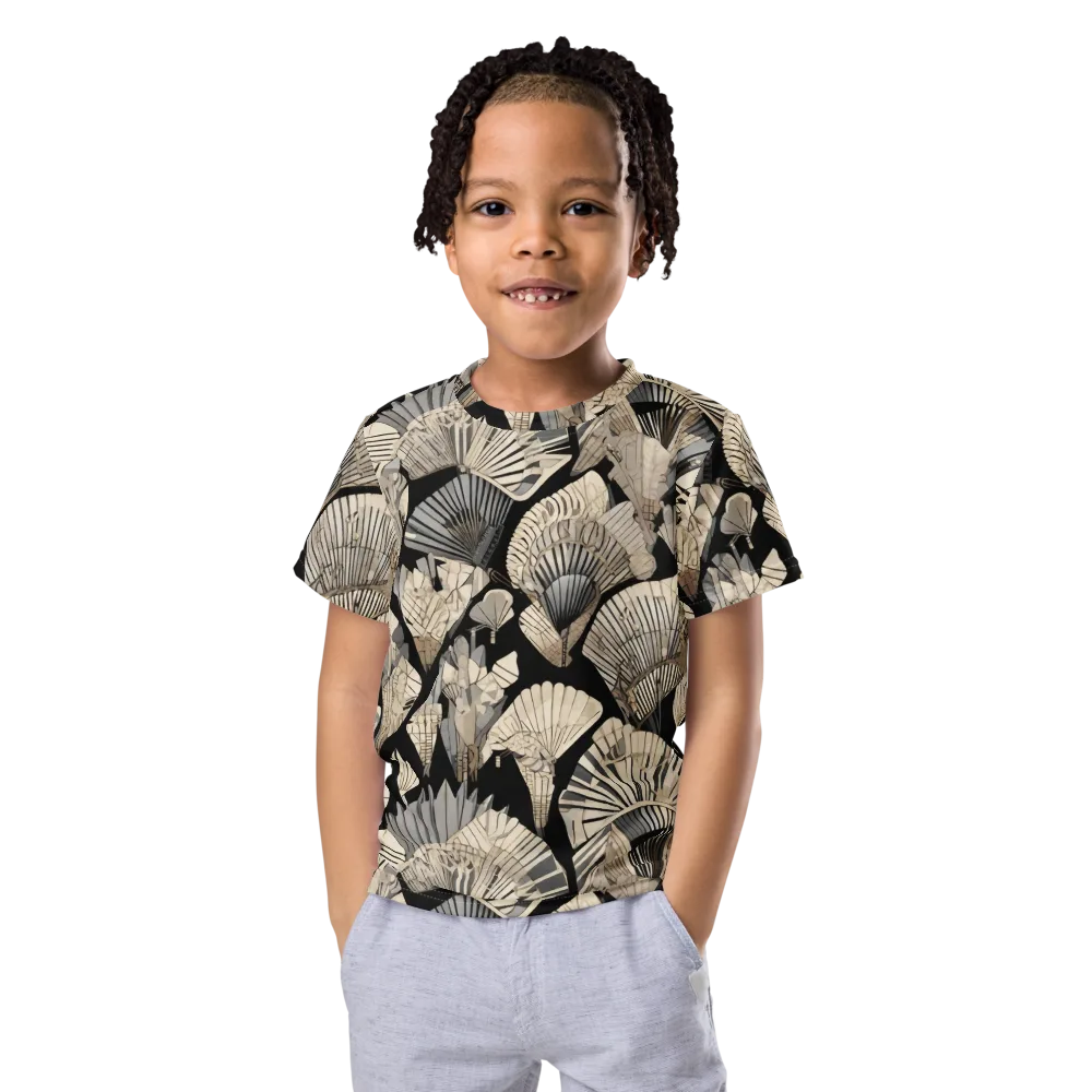 Midnight Fans on Kids Crew Neck T-Shirt — Front