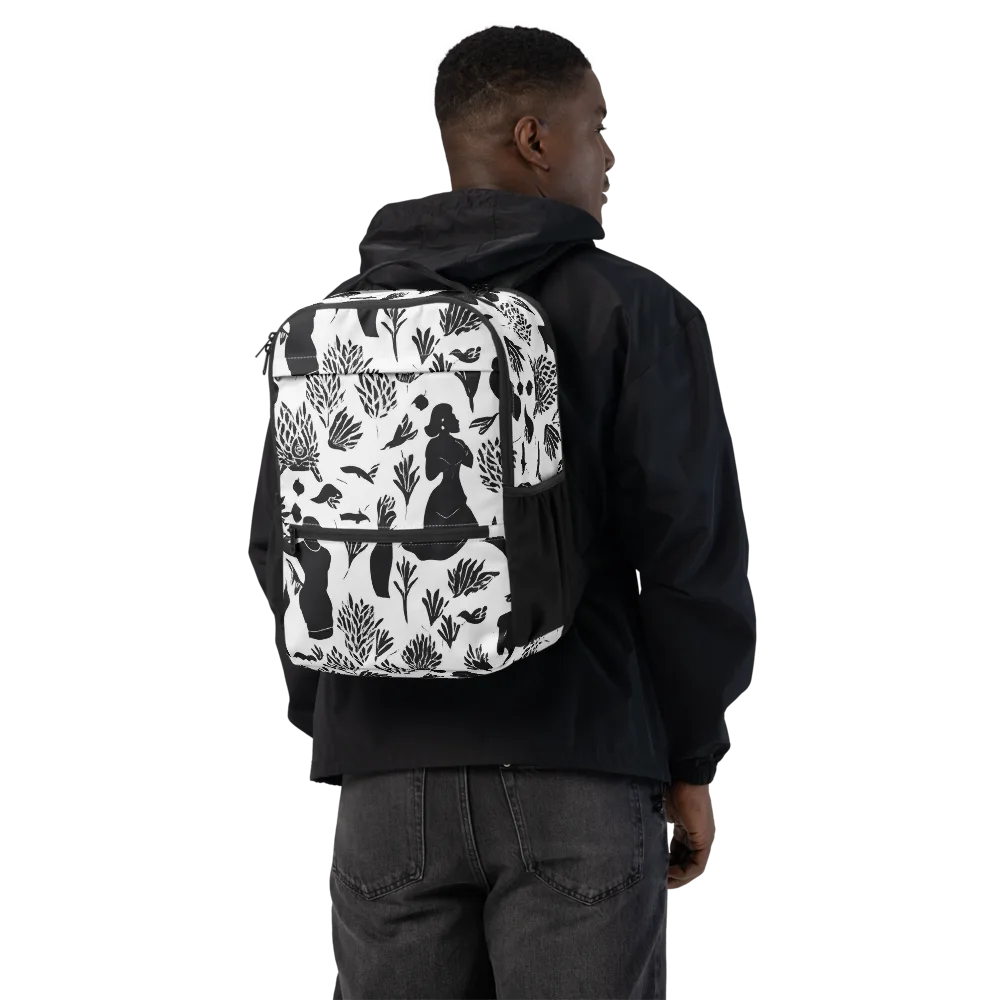 Silhouette Conservatory on Utility Backpack — Back
