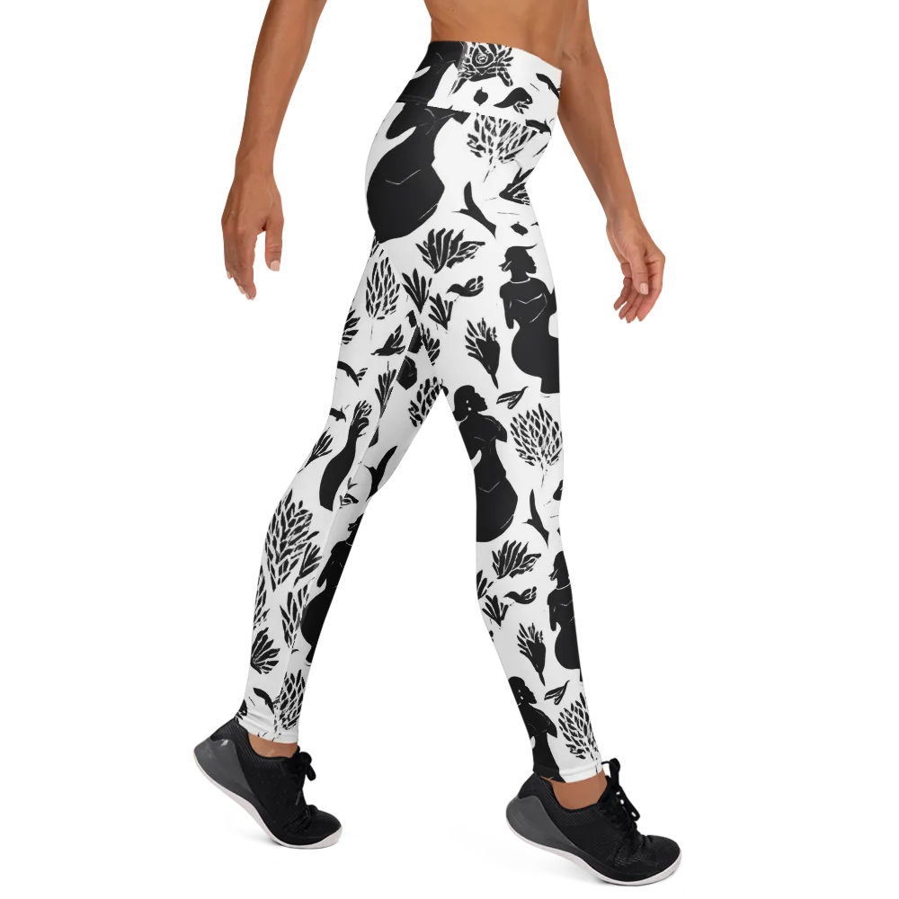 Silhouette Conservatory on Yoga Leggings — Right