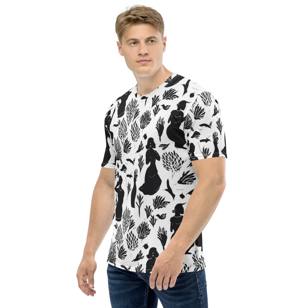 Silhouette Conservatory on Men's Crew Neck T-Shirt — Left