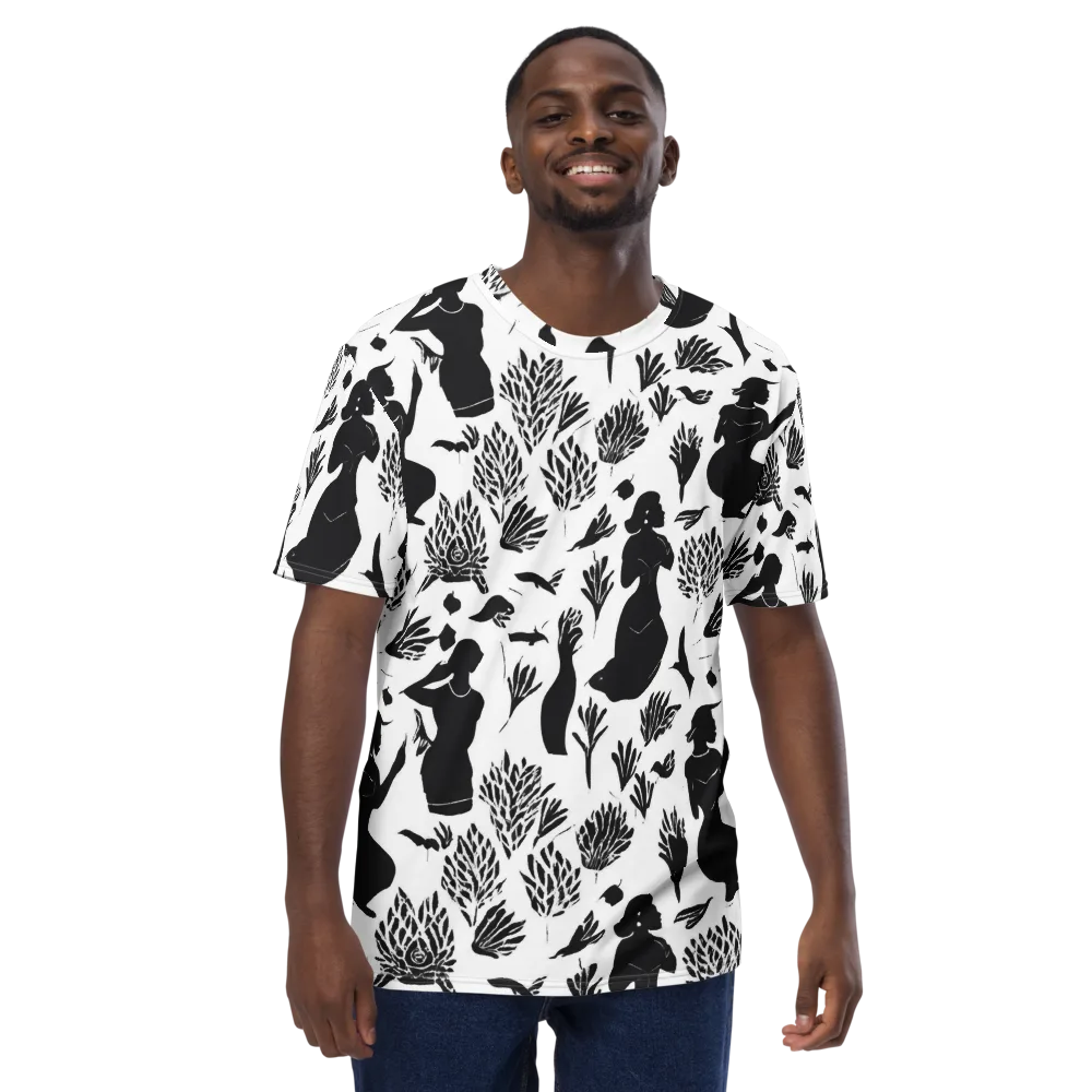 Silhouette Conservatory on Men's Crew Neck T-Shirt — Front