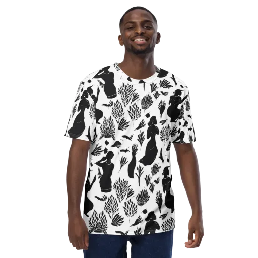 Silhouette Conservatory on a Men's Crew Neck T-Shirt