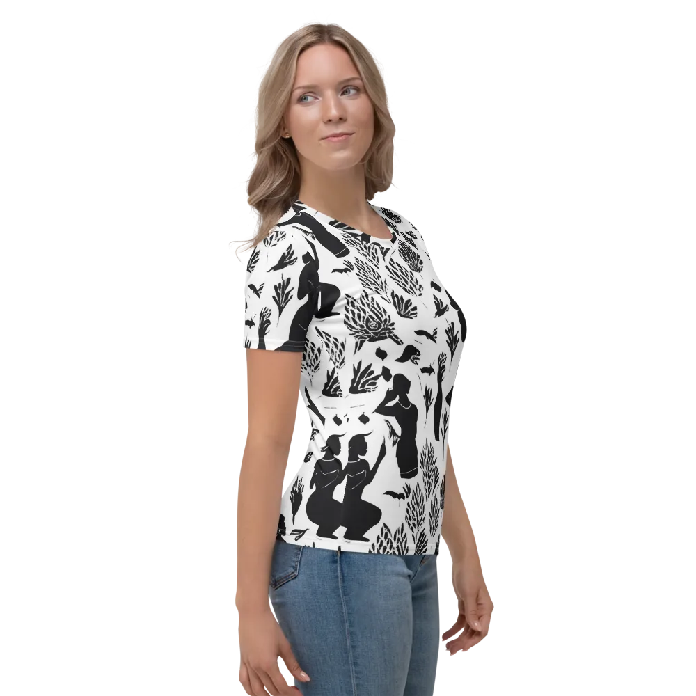Silhouette Conservatory on Women's Crew Neck T-Shirt — Right